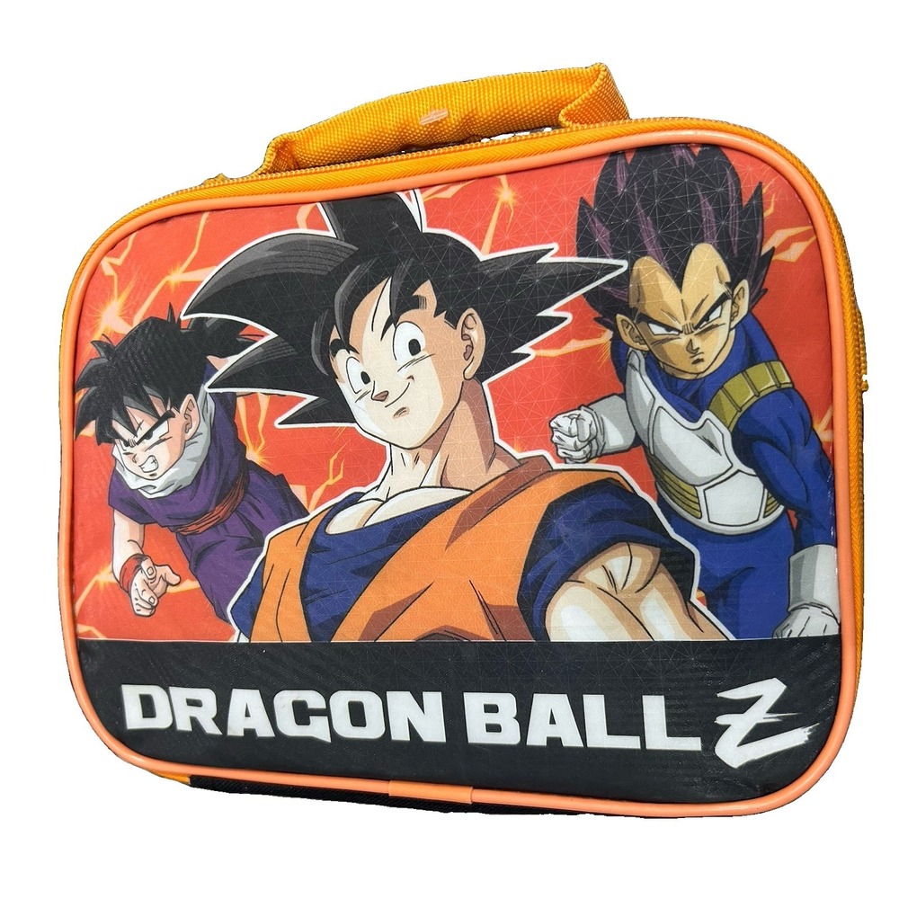 Dragonball Z Rectangle Insulated Lunch Bag Bioworld Kids Handle